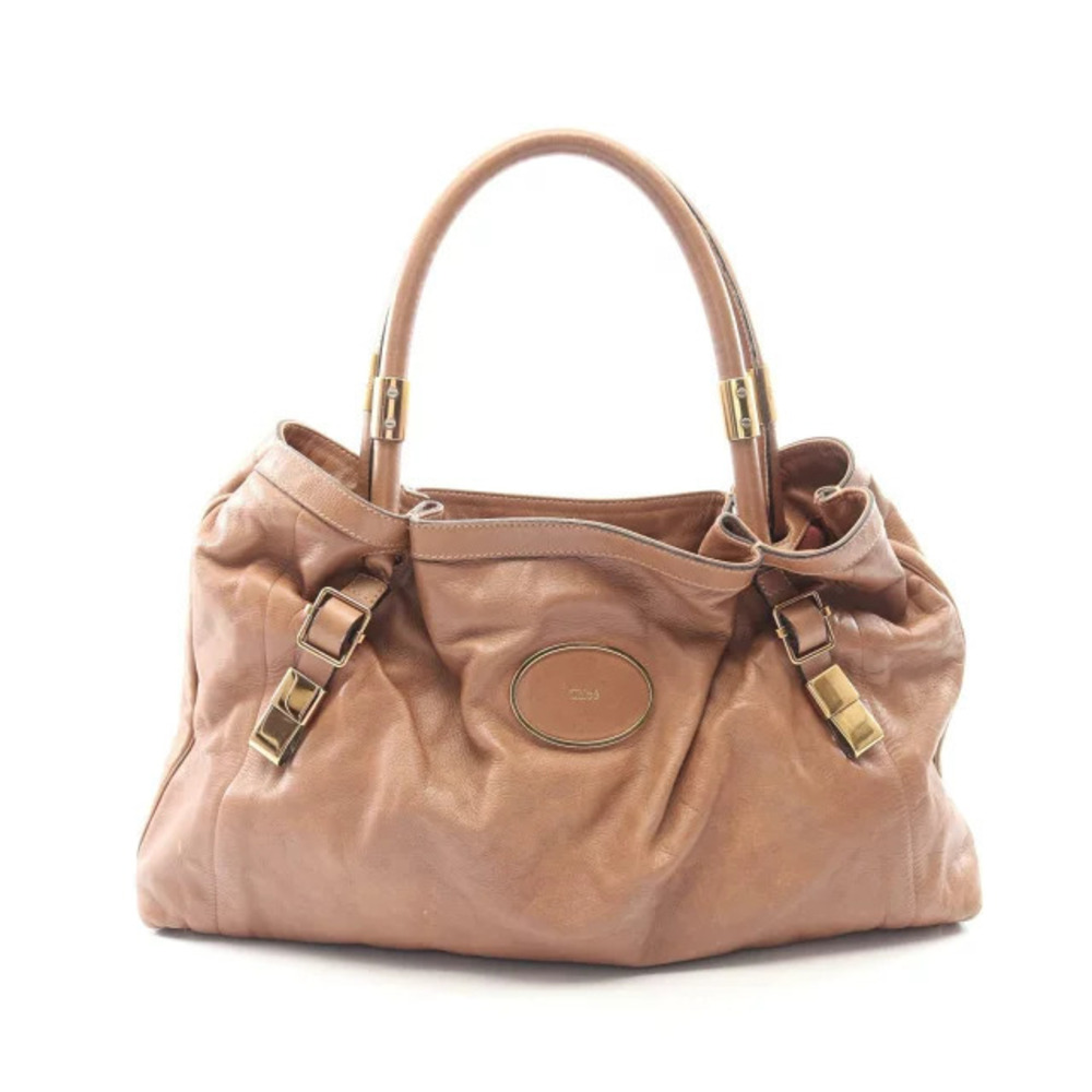 Chloe Victoria handbag leather brown